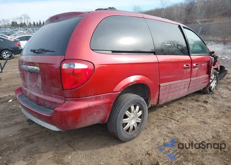 2006 Chrysler Town & Country Touring из США, поврежденный, VIN 2A4GP54L86R808729